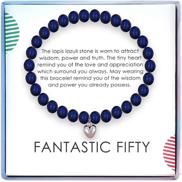 Lapis Lazuli Beads Bracelet - Picture 2 of 6